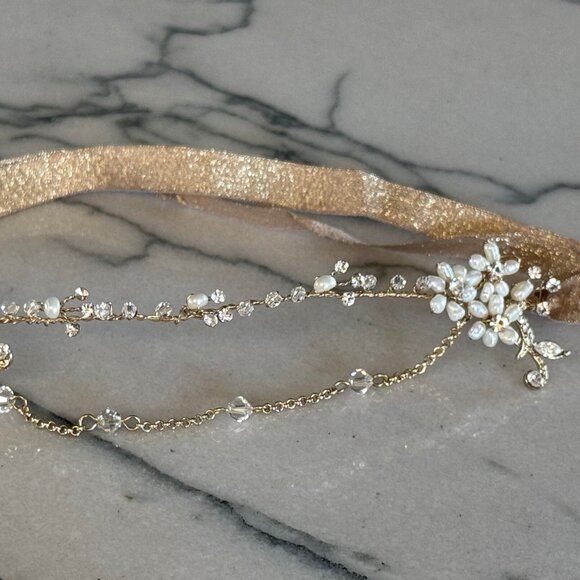 NEW - Twigs & Honey - Beaded Blossom Dangle Garter - Picture 2 of 6